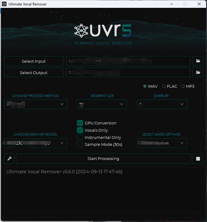 UVR5.6.0 下载-声链工坊