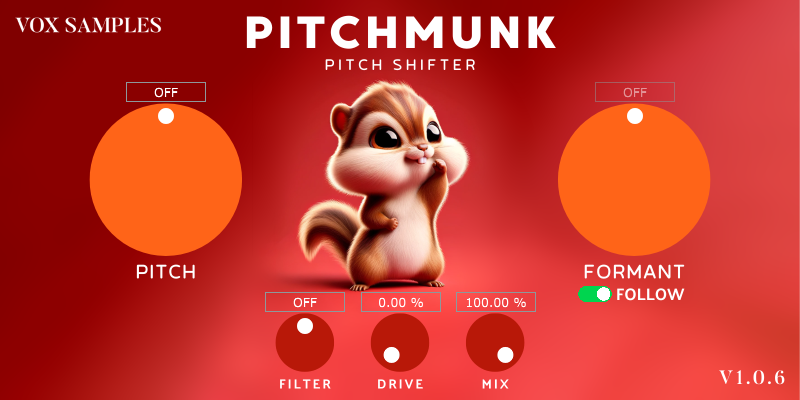 Vox Samples Pitchmunk (Pitch Shifter) v1.3.0 x64 VST3