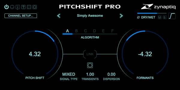 Zynaptiq – PITCHSHIFT PRO v1.0.0