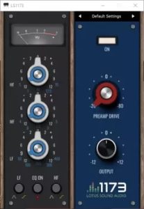 Lotus Sound Audio LS 1173 (Analog EQ And Preamp) WiN Mac-声链工坊