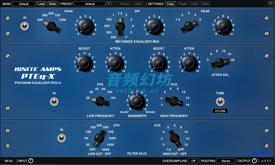 Ignite Amps PTEq-X v1.1.1 x64 x86 VST VST3 AU WiN MAC