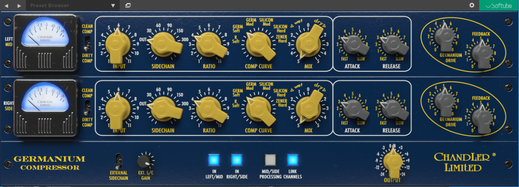图片[1]-压缩/EQ/失真/瞬态-Softube Chandler Limited Germanium Comp v2.5.9-R2R-声链工坊