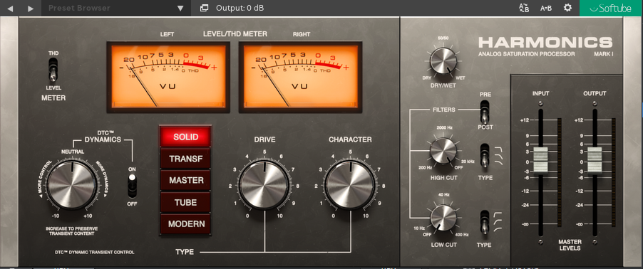 图片[1]-失真效果器-Softube Harmonics Analog Saturation Processor 2.5.9-R2R-声链工坊