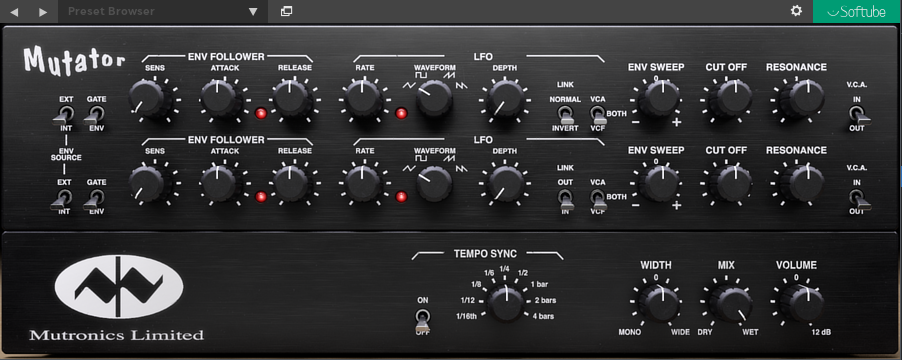 图片[1]-模拟滤波器-Softube Mutronics Mutator v2.5.10-R2R-声链工坊