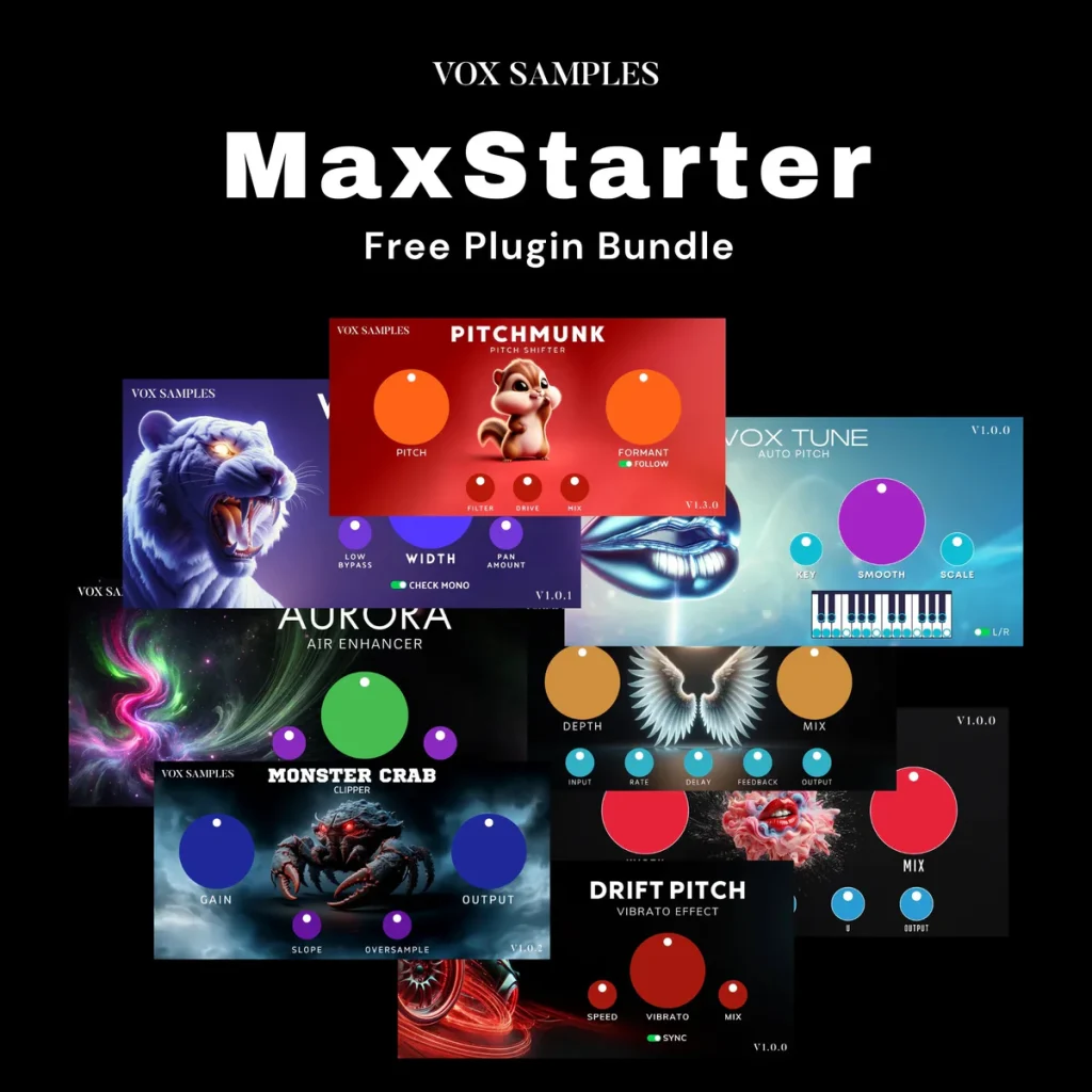 图片[1]-套装-Vox Samples MaxStarter Plugins Bundle v1.0.0/3.0.2 VST3 AU AAX WiN MAC-声链工坊