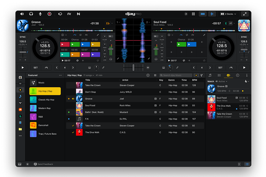 图片[1]-AI引擎的DJ软件 | Algoriddim djay Pro 5.1.7 MAC U2B-声链工坊