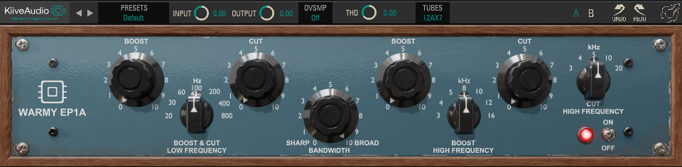 图片[1]-被动均衡器-Kiive Audio Warmy EP1A (Tube EQ) v2.1.4 WiN MAC-声链工坊