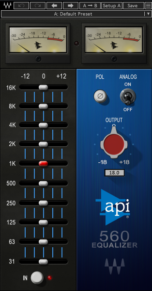 图片[1]-一键安装-Waves API-560 多段均衡器-声链工坊