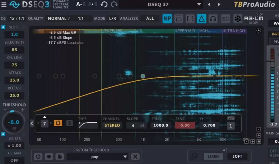 图片[1]-动态频谱均衡效果器 | TBProAudio DSEQ3 v3.9.6 WIN&MAC U2B-声链工坊