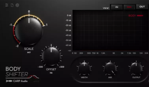 快速频谱处理插件 | CARP Audio Body Shifter v1.1.1 WIN版-声链工坊