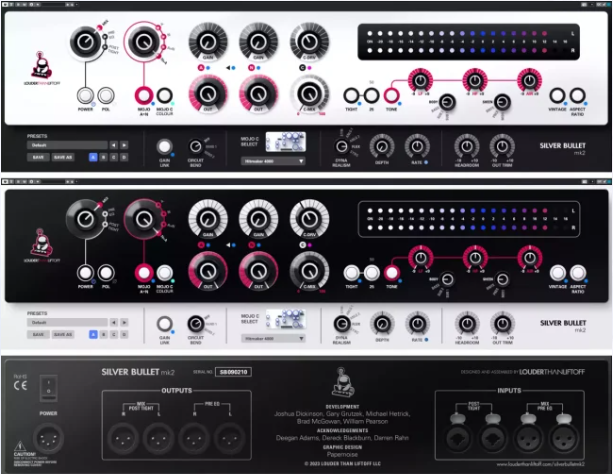 图片[1]-调音台模拟染色插件 | Plugin Alliance Louder Than Liftoff SILVER BULLET mk2 1.0.5 MAC版 U2B-声链工坊