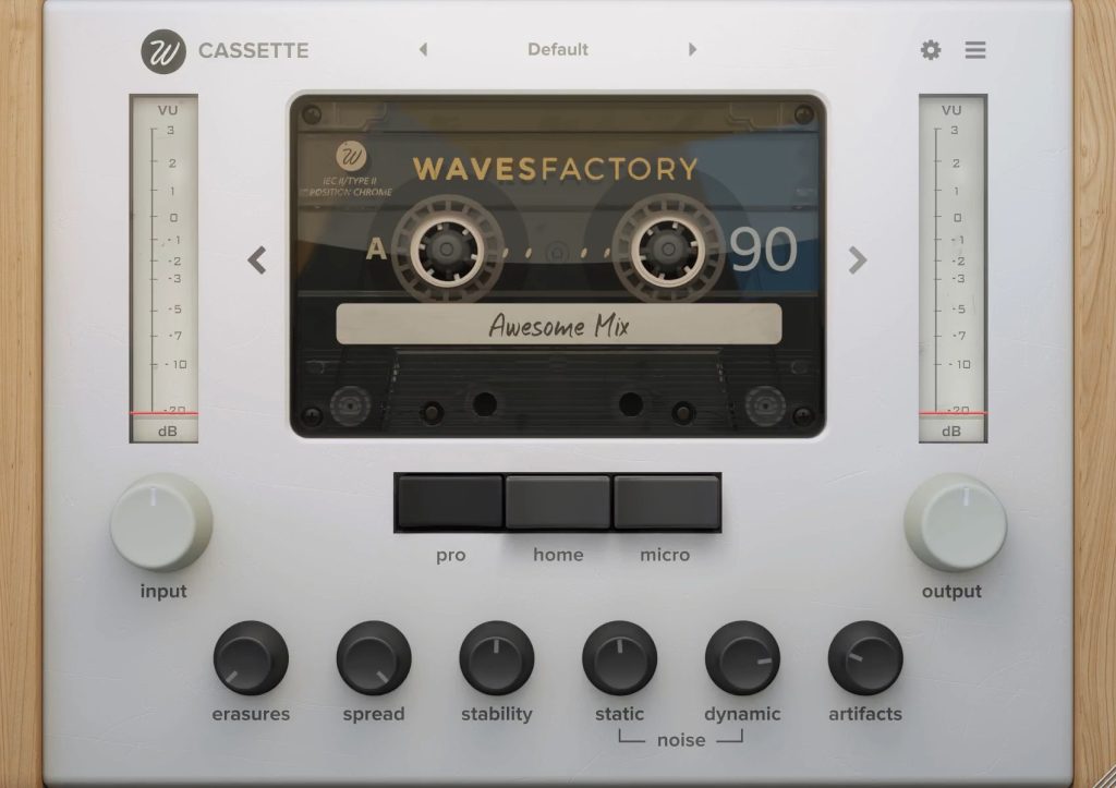 图片[1]-磁带模拟插件-Wavesfactory Cassette v1.0.6-WIN/MAC-声链工坊