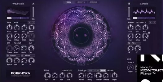图片[1]-合成器音源 | Ocean Swift Synthesis Porphyra Hybrid v1.2.0 KONTAKT-声链工坊