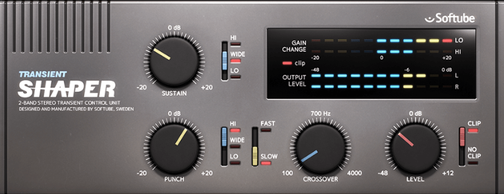 图片[1]-瞬态塑形插件 | Softube Transient Shaper v2.5.10 WIN-声链工坊