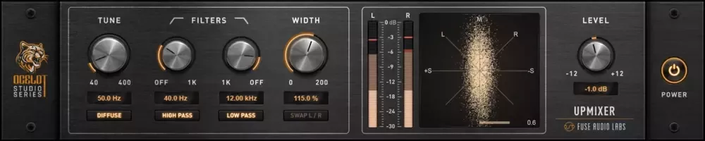 图片[1]-立体声扩展插件 | Fuse Audio Labs OCELOT Upmixer v1.0.0 WIN&MAC U2B-声链工坊