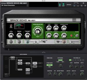 罗兰硬件模拟延迟插件 | Roland Cloud RE-201 Space Echo v1.0.1 MAC版 U2B-声链工坊
