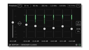 零延时降噪-Bertom Audio Denoiser Classic v3.0.9 x64 x86 VST3 AU AAX LiNUX WiN MAC-声链工坊