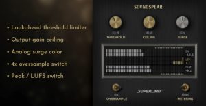 母带限制器-Soundspear Superlimit RETAiL v1.0 WiN-BUBBiX-声链工坊