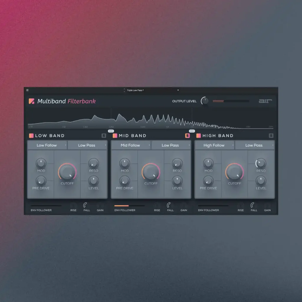 图片[1]-三频段滤波器-AIR Music Technology AIR Multiband Filterbank v1.0.0.37-TeamCubeadooby-声链工坊