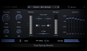 弹簧混响-Physical Audio Dual Spring Reverb v3.1.10 Incl Keygen-R2R-声链工坊
