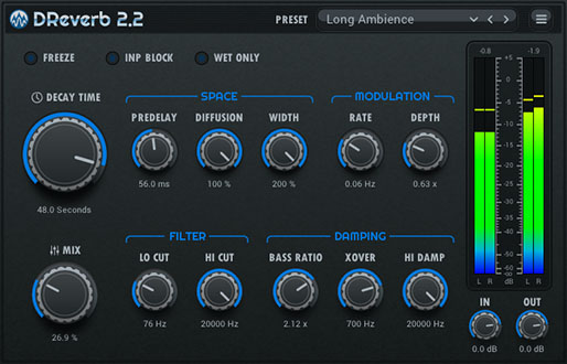 图片[1]-混响-Stone Voices DReverb (Algorithmic Reverb) v2.2 x64 x86 VST VST3 AU WiN MAC-声链工坊
