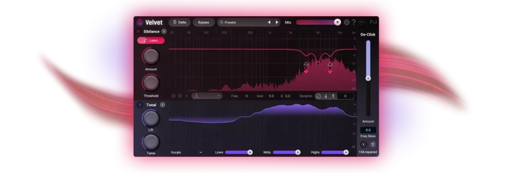 图片[1]-去嘶声处理器-iZotope Velvet v1.0.0-R2R-声链工坊