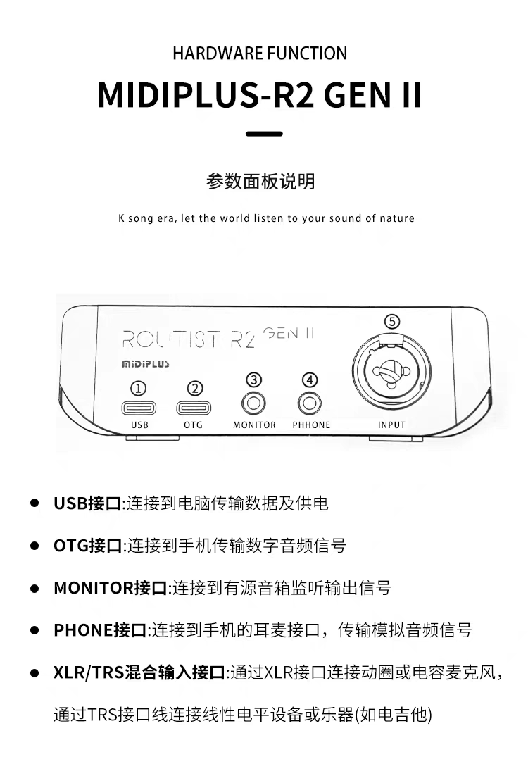 图片[2]-迷笛R2 USB电脑外置声卡直播K歌录音-声链工坊