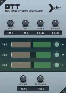 压缩器-Xfer Records OTT v1.37 x64 x86 VST VST3 AU AAX WiN MAC-声链工坊