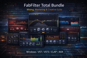 FabFilter Total Bundle 2026.3｜14款混音母带插件合集-声链工坊