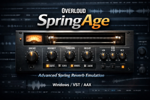 Overloud SpringAge V1.5.6 WIN｜复古弹簧混响效果器插件-声链工坊