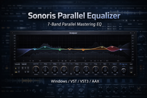 Sonoris Parallel Equalizer for Windows v1.2.1.0｜7段并联结构母带均衡插件-声链工坊