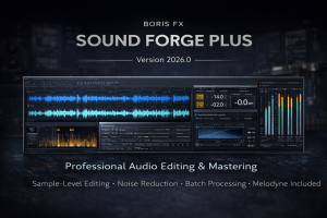 Boris FX Sound Forge Plus 2026.0 音频编辑软件-声链工坊