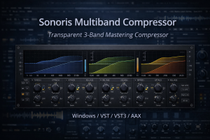 Sonoris Multiband Compressor WIN V1.2.1｜三段母带级多段压缩器插件-声链工坊